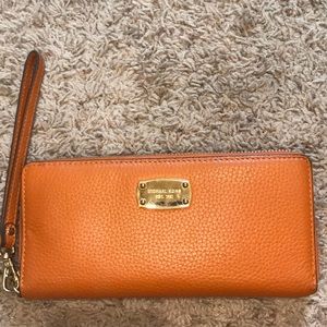 Michael Kors Travel Continental Leather Wallet
